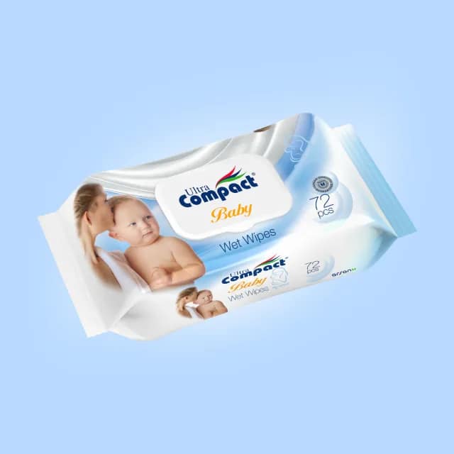 Влажные салфетки для детей 72 шт. Ultra Compact