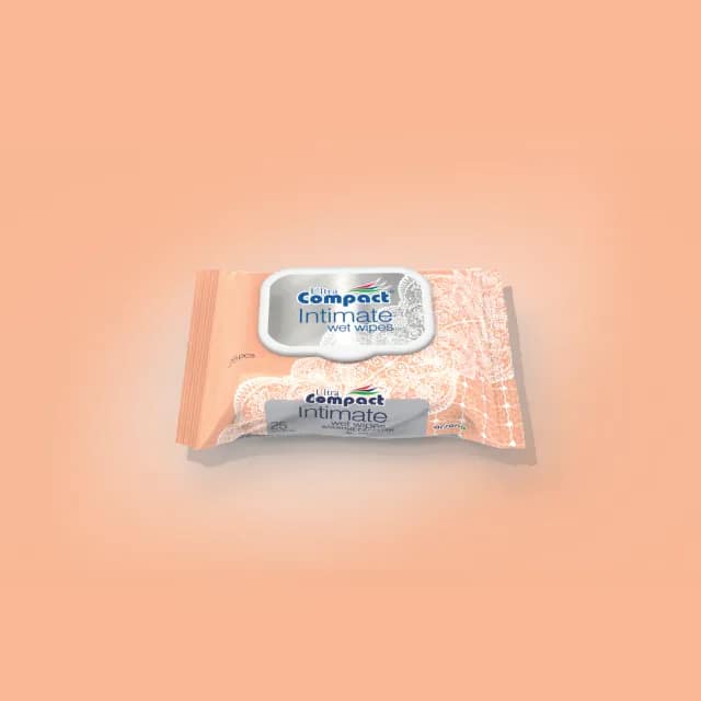 Влажные салфетки для интимной гигиены Ultra Compact, 25 шт.