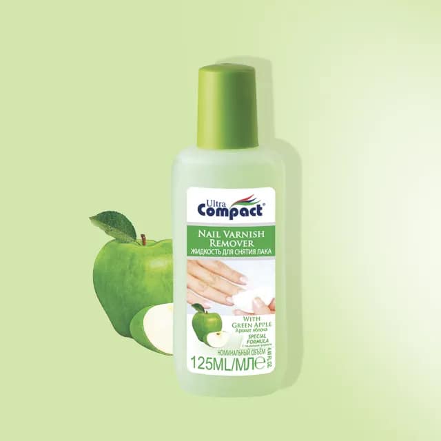 Dizolvant pentru lac de unghii Măr 125 ml Ultra Compact