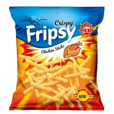 Fripsy crocant cu aroma de carne de pui afumat 50g