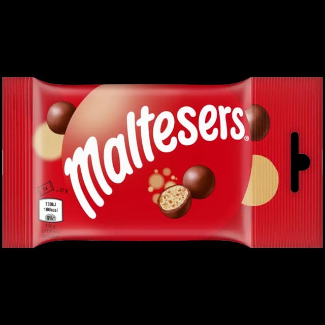 MALTESERS Bag - Milk Chocolate with Crunchy & Soft Filling - 37g