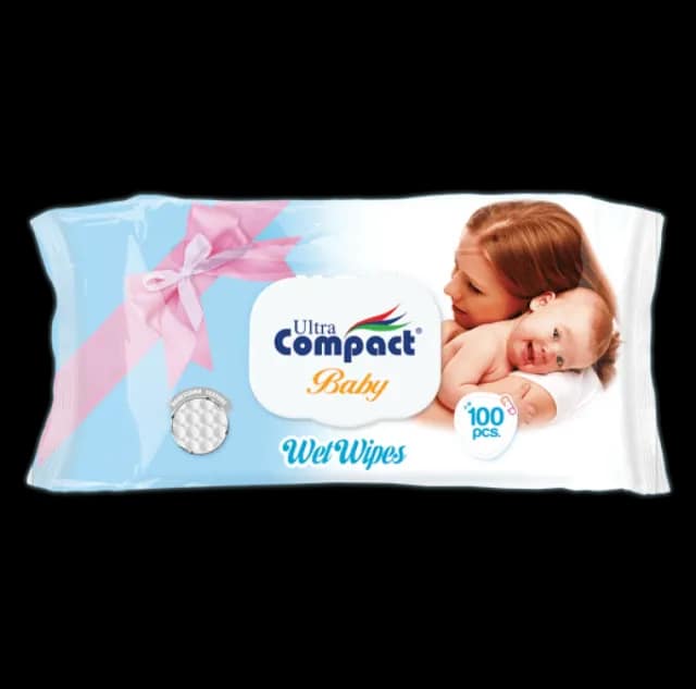 Влажные салфетки Happy Fresh Baby 100 шт. Ultra Compact
