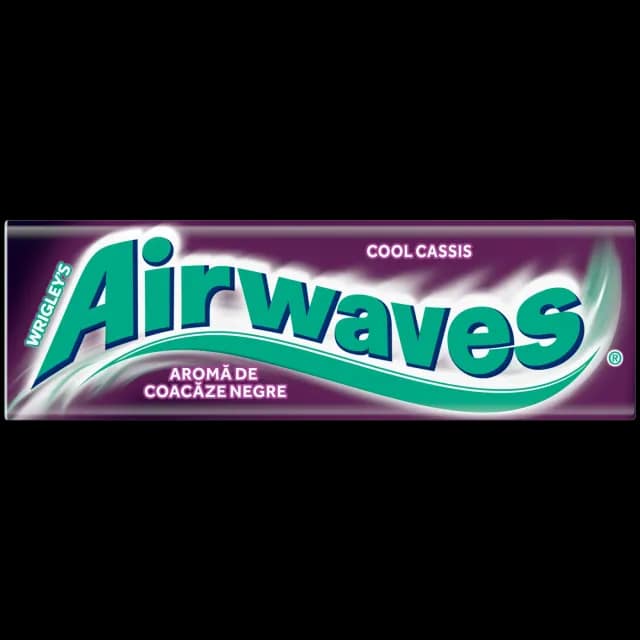 AIRWAVES Cool Cassis - Sugar-Free Chewing Gum - 10 pieces - 14g