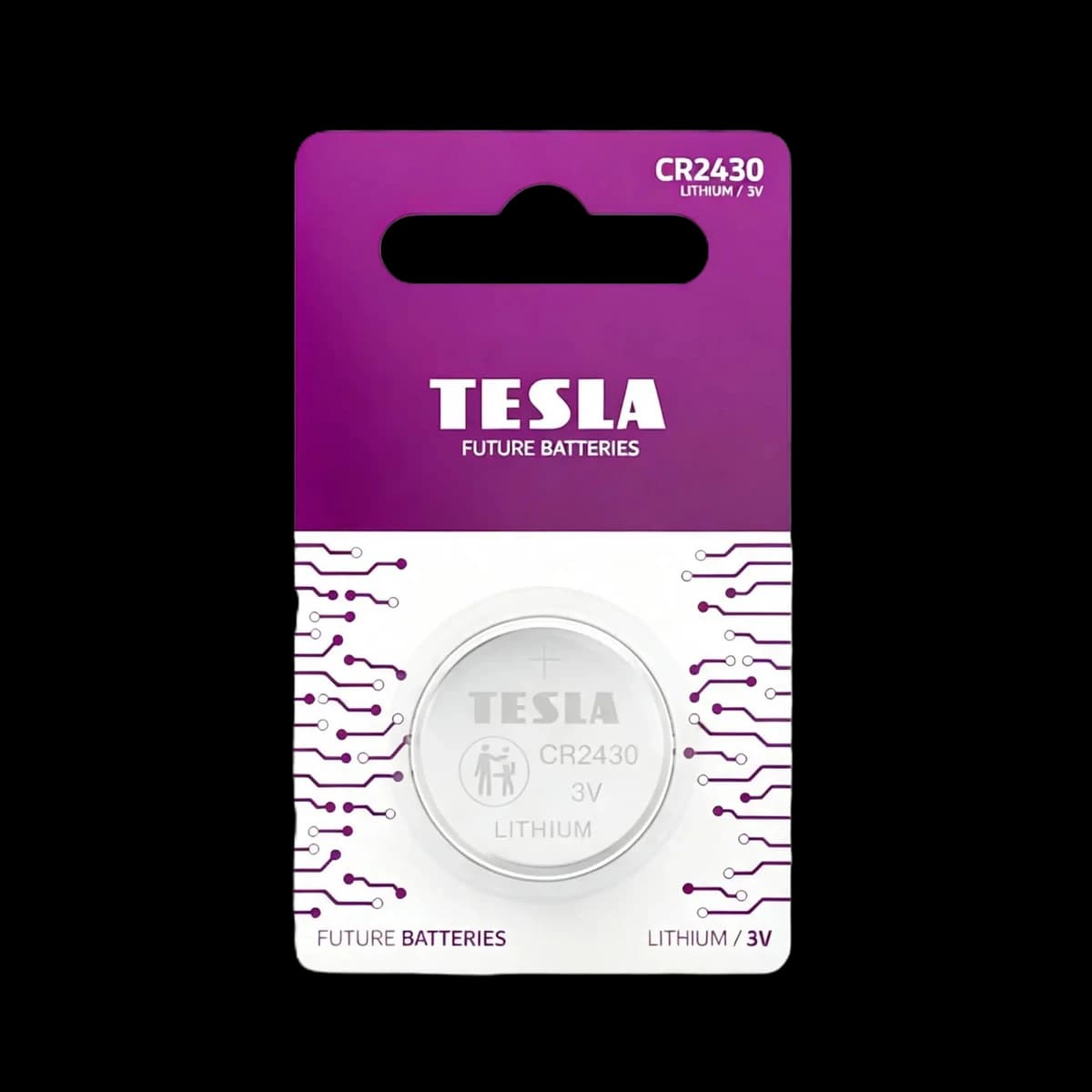 Baterii litiu de tip pastilă Tesla CR2430 (DL2430 / 3V), 4 buc.