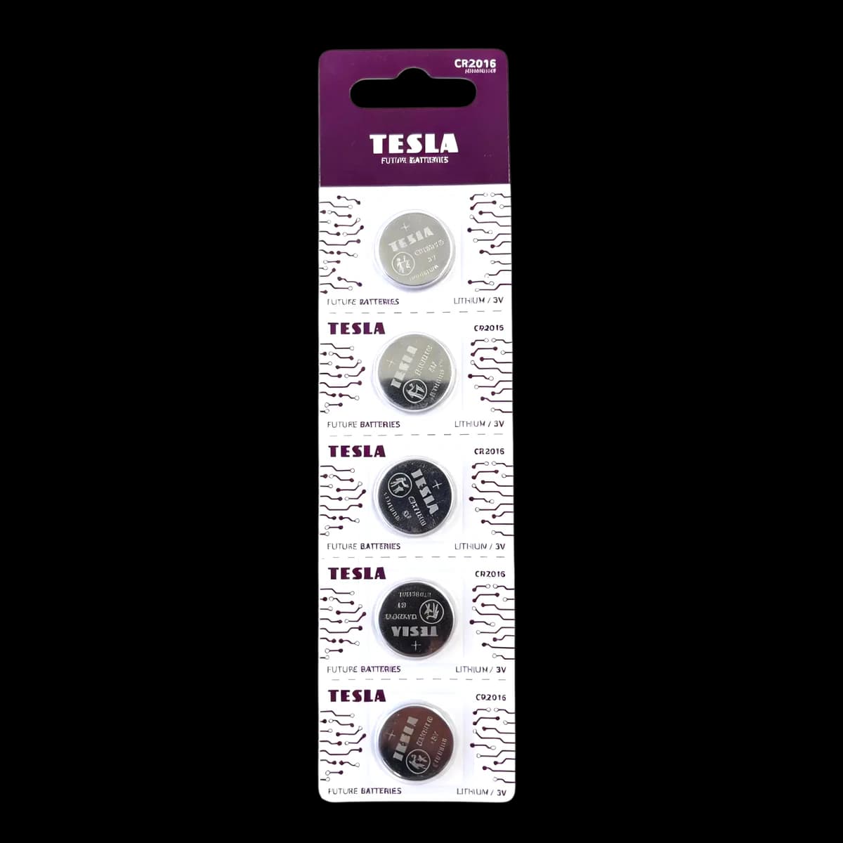 Baterie litiu de tip pastilă Tesla CR2016 (3V), 1 buc.