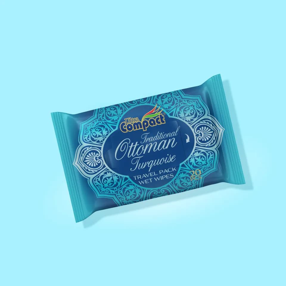 Șervețele umede Ottoman Turquoise Travel Pack 20 buc. Ultra Compact
