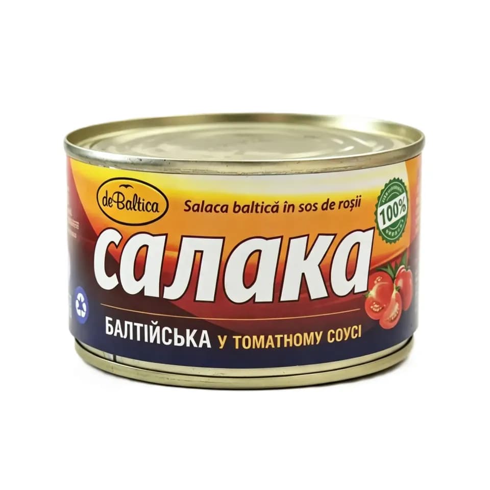 De Baltica Salacă baltică în sos de roșii 240g