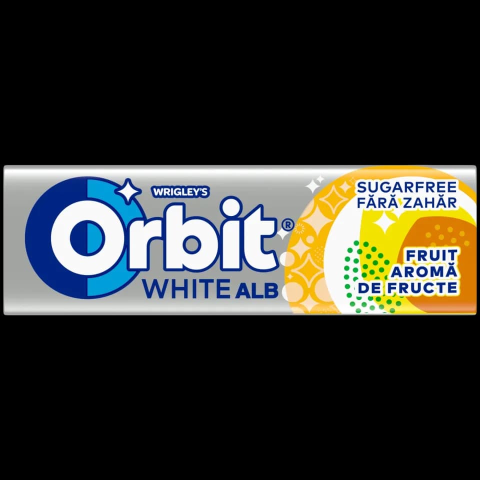 ORBIT White Fruit Sugar-Free Chewing Gum - 10 pieces - 15.37g