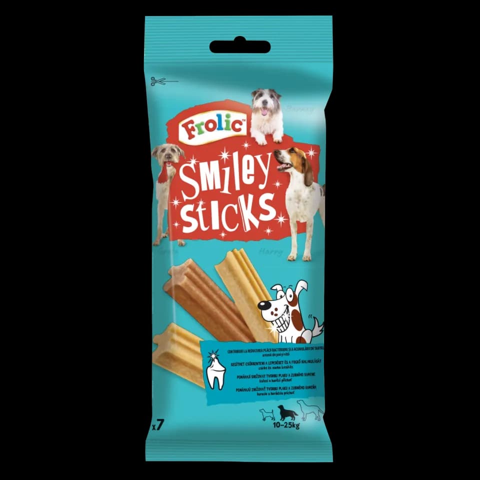 Frolic Smiley Sticks Dog Treats, Chicken & Beef, 7 pieces, 175g