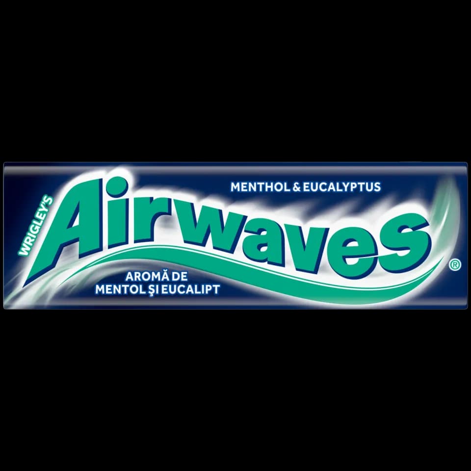 AIRWAVES Menthol & Eucalyptus - Sugar-Free Chewing Gum - 10 pieces - 14g