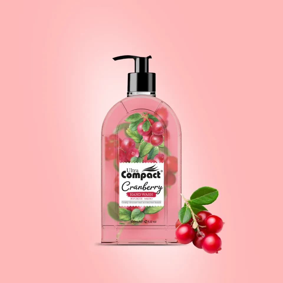 Liquid Hand Soap Cranberry 500 ml Ultra Compact