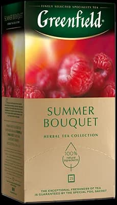 Greenfield Summer Bouquet tea, 25 sachets