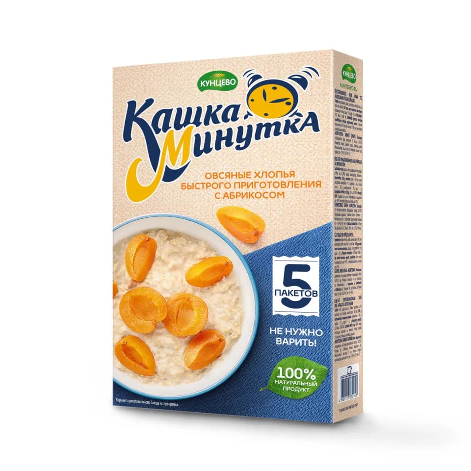 Kashka-Minutka apricot 185g