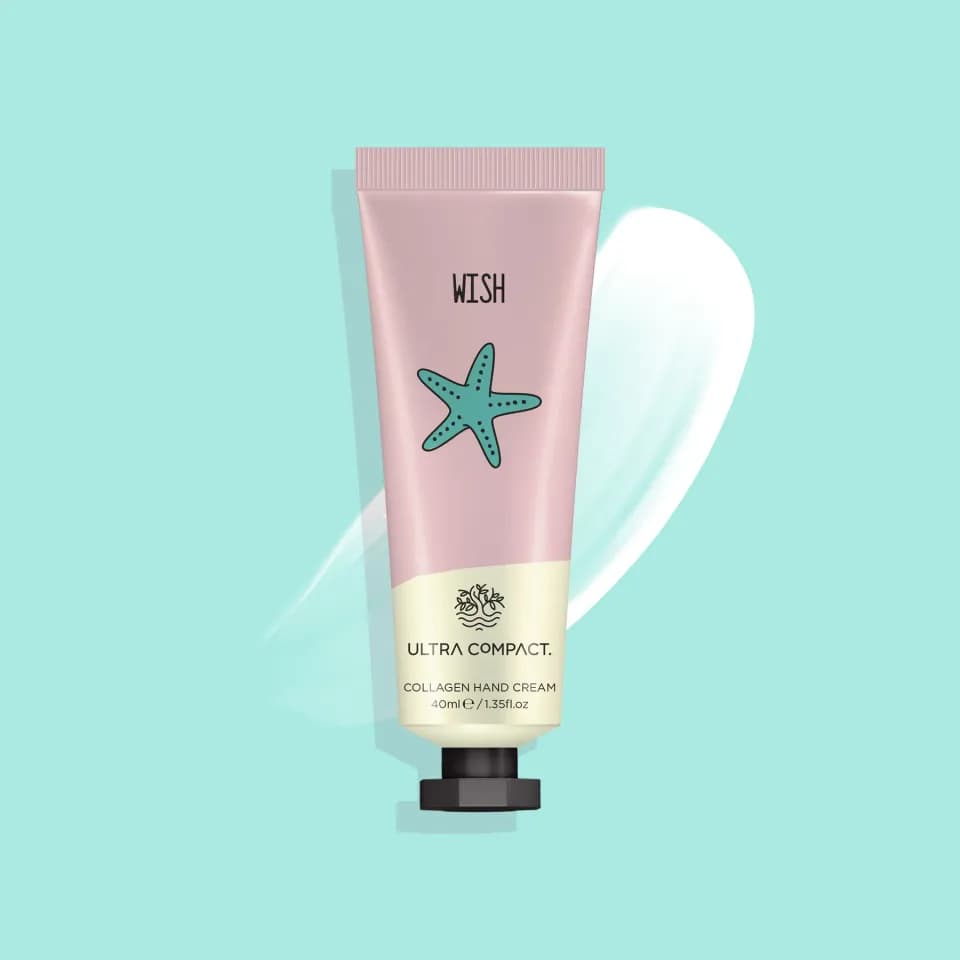 Cremă de mâini cu colagen Ultra Compact Wish, 40 ml