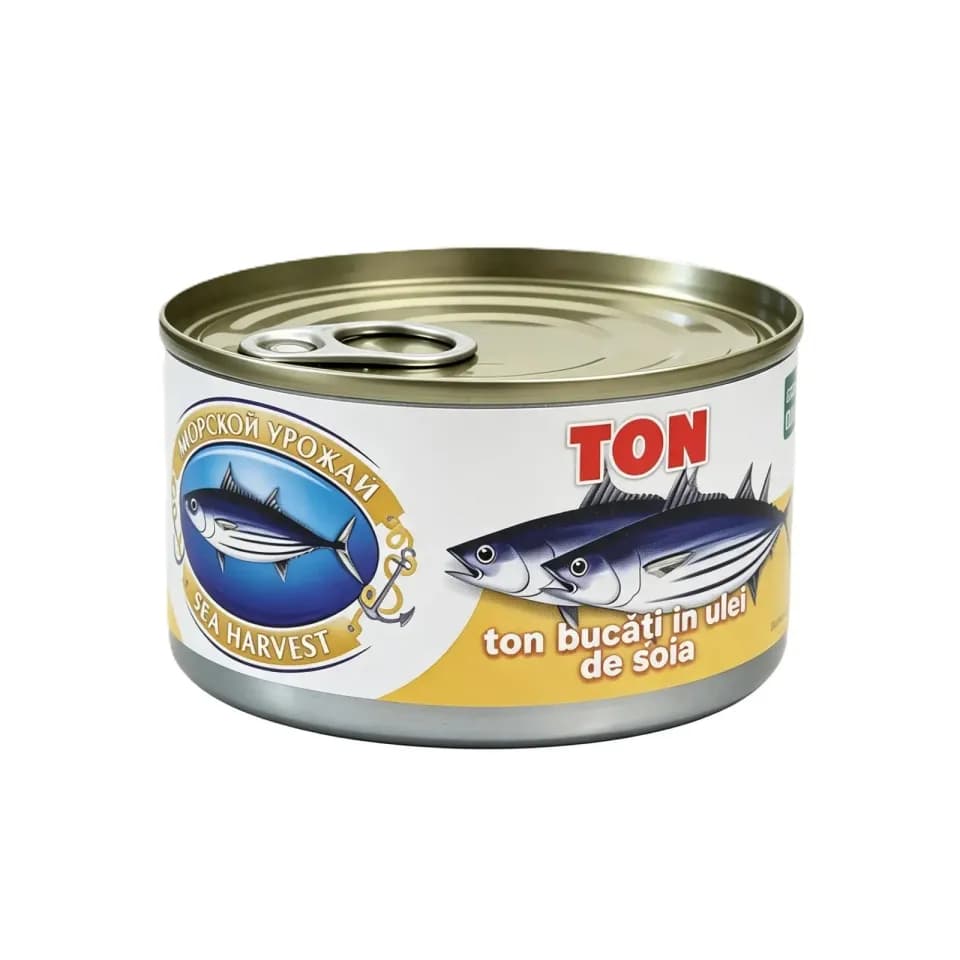 Sea Harvest Тунец кусковой в соевом масле 185г