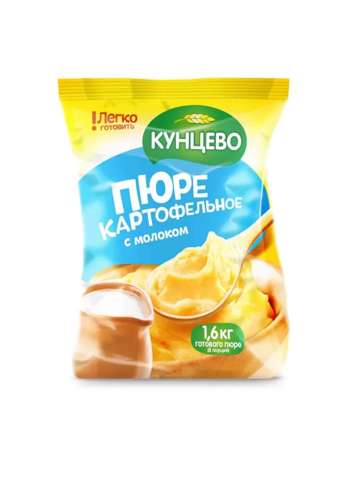 Kuntsevo Mashed Potatoes with Milk 240g