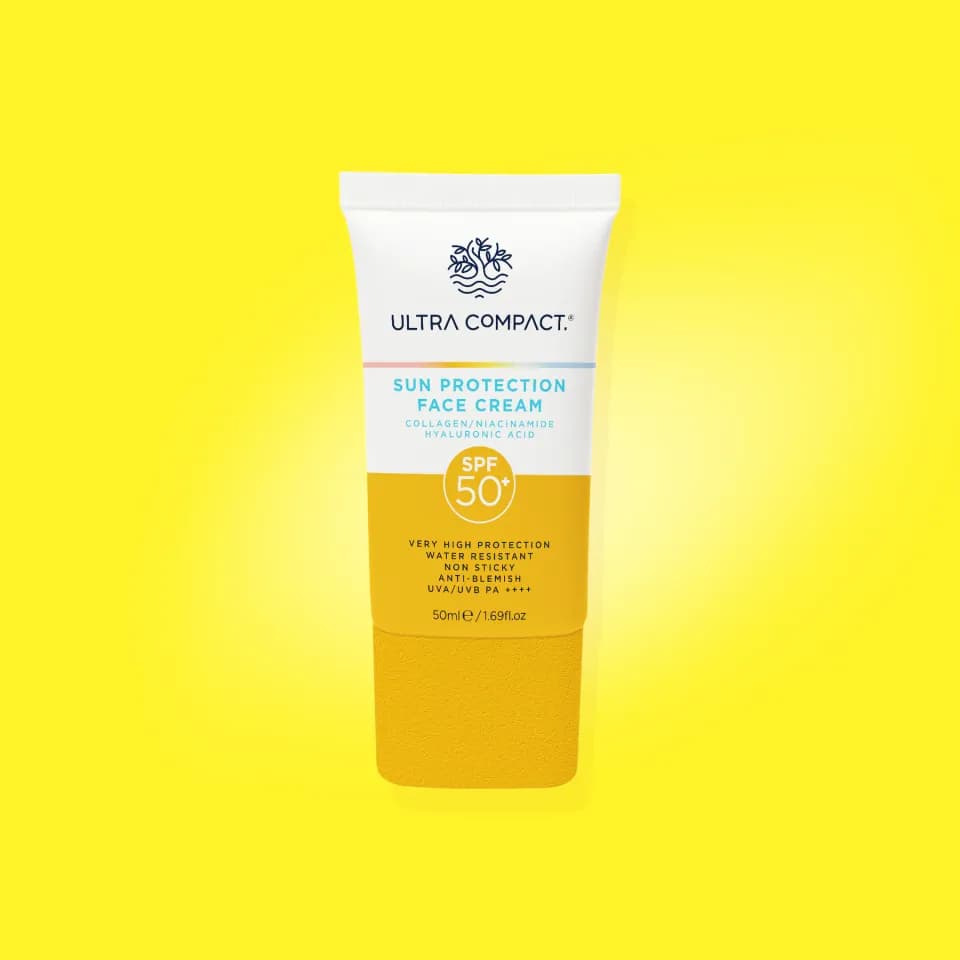 Cremă de față cu colagen și protecție solară SPF 50 Ultra Compact, 50 ml