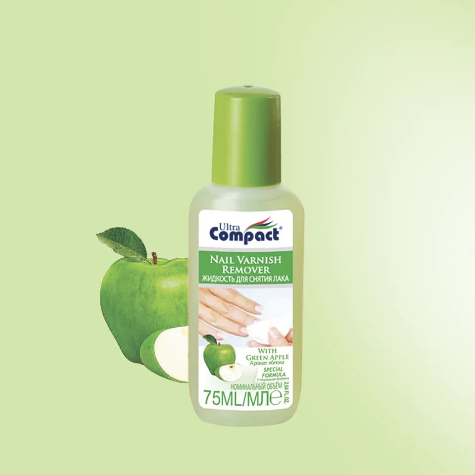 Dizolvant pentru lac de unghii Măr 75 ml Ultra Compact