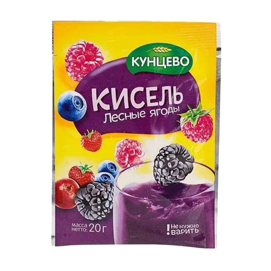 Kuntsevo Instant Kissel Forest Berries, 20 g