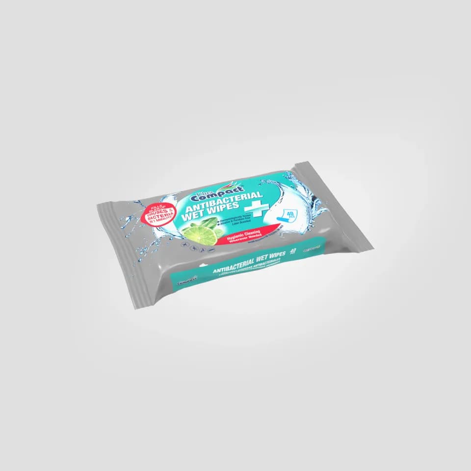 Șervețele umede Antibacteriene 40 buc. Ultra Compact