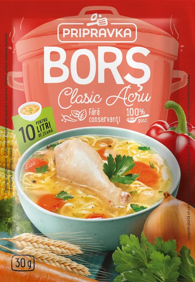 Condimente Pripravka pentru zeamă, 30 g