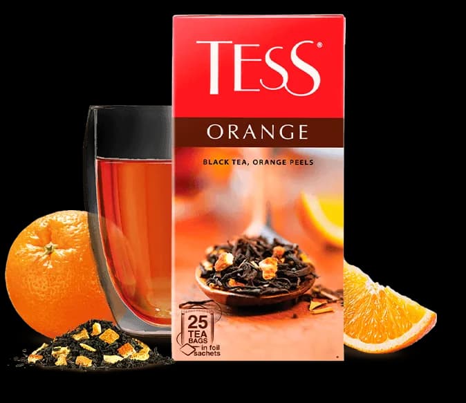 Ceai Tess Orange, 25 plicuri