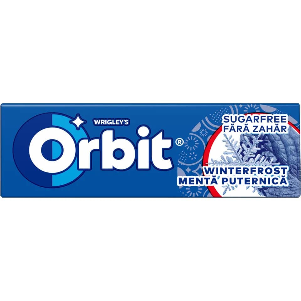 ORBIT Winterfrost - Sugar-Free Chewing Gum - 10 pieces - 14g