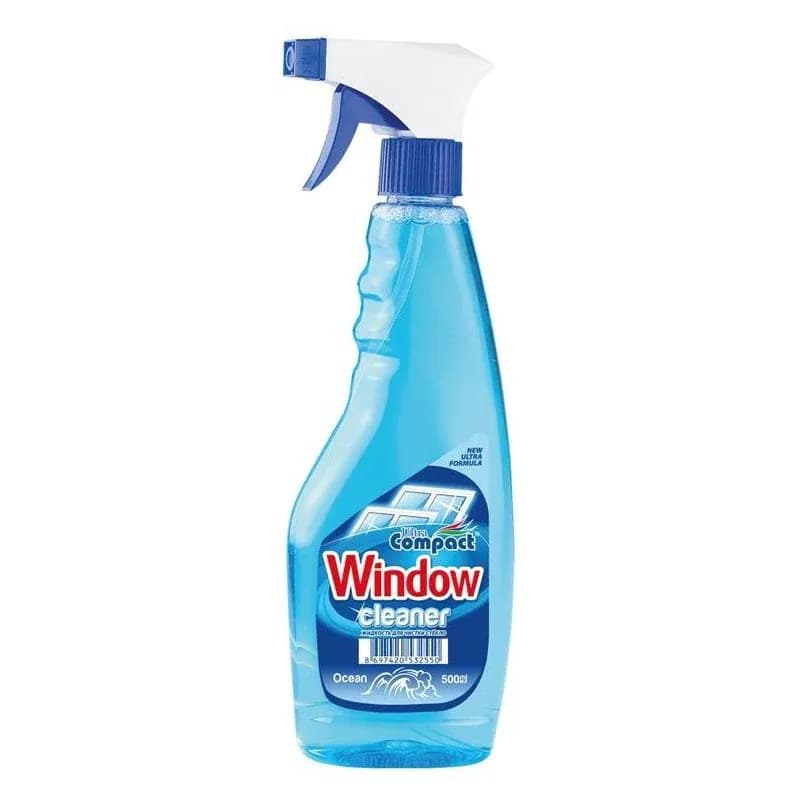 Detergent pentru geamuri Blue Ultra Compact, 500 ml