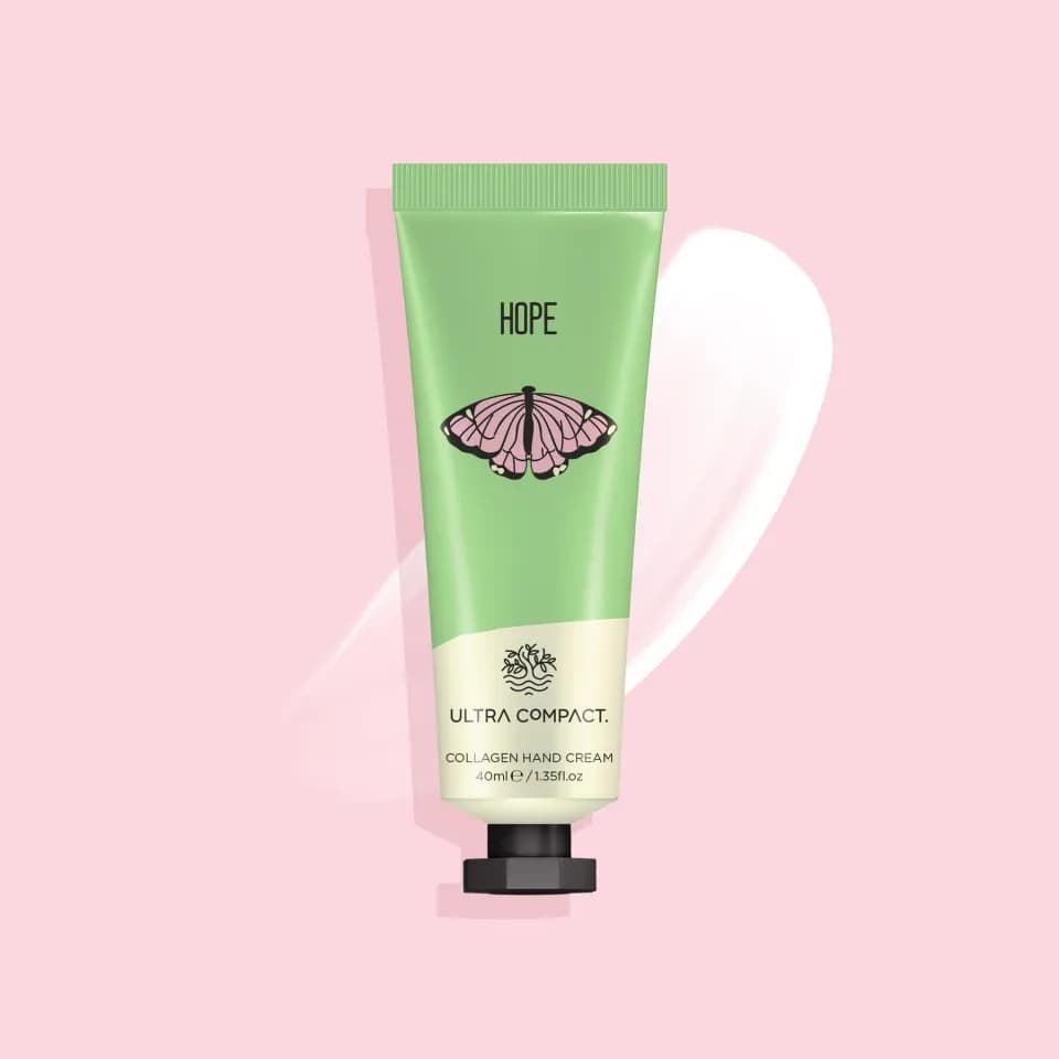 Cremă de mâini cu colagen Ultra Compact Hope, 40 ml