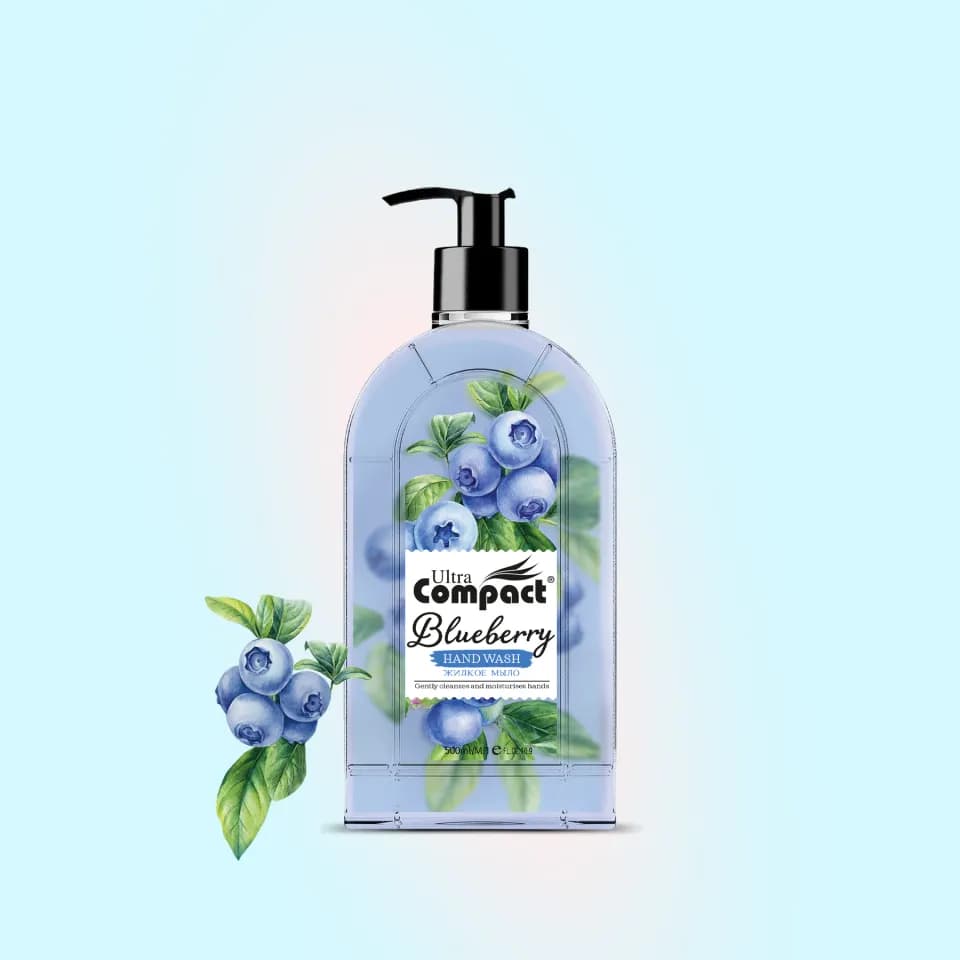 Liquid Hand Soap Blueberry 500 ml Ultra Compact
