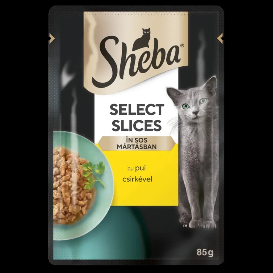 Sheba hrana umeda pentru pisici adulte, cu pui in sos 85g