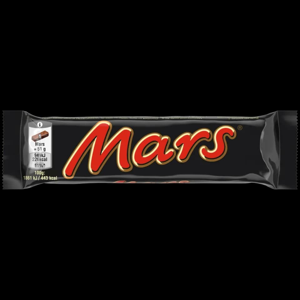 MARS Standard - Milk Chocolate Bar with Soft Nougat & Caramel filling - 51g