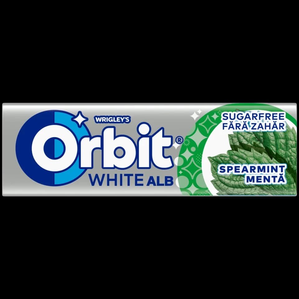 ORBIT White Spearmint Sugar-Free Chewing Gum - 10 pieces - 15.37g