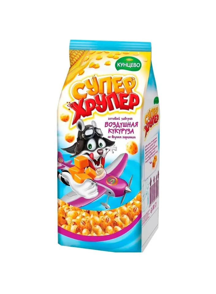 Porumb Expandat cu Gust de Caramel Super Khruper 175g