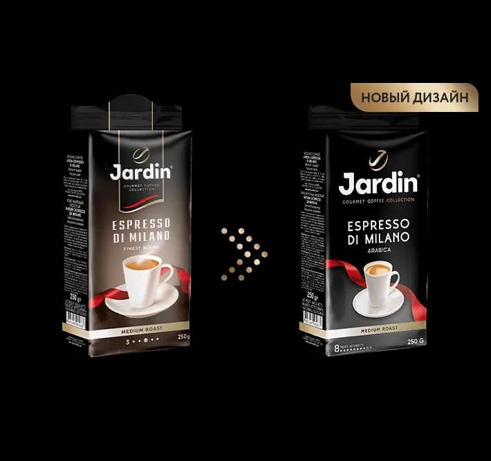 Cafea măcinată Jardin Espresso, 250 g