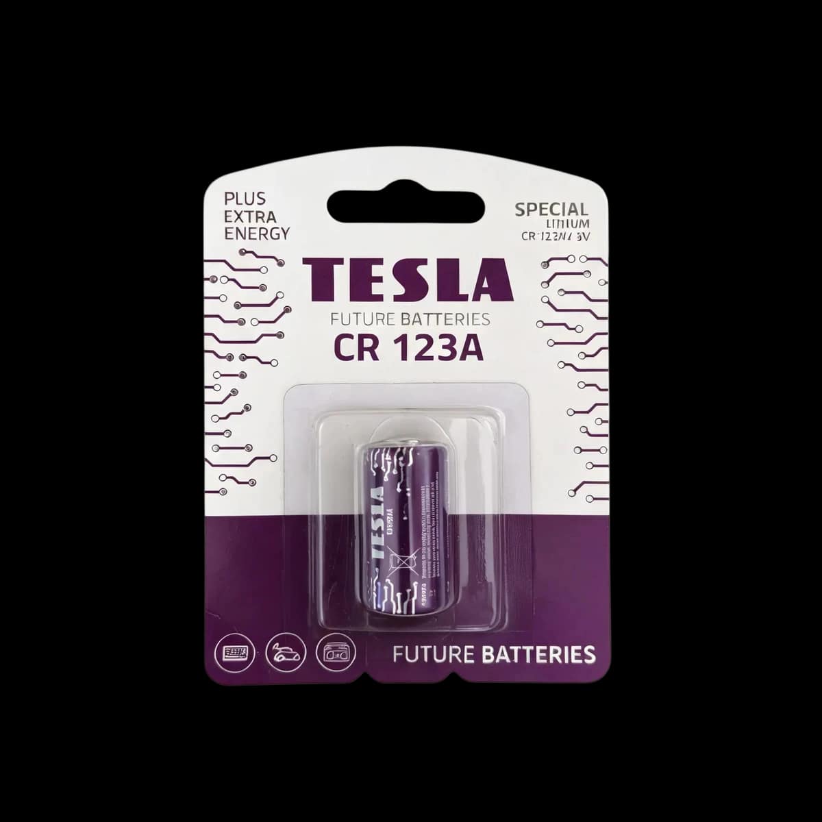 Baterie litiu Tesla Photo CR123A (CR17345 / 3V), 1 buc.