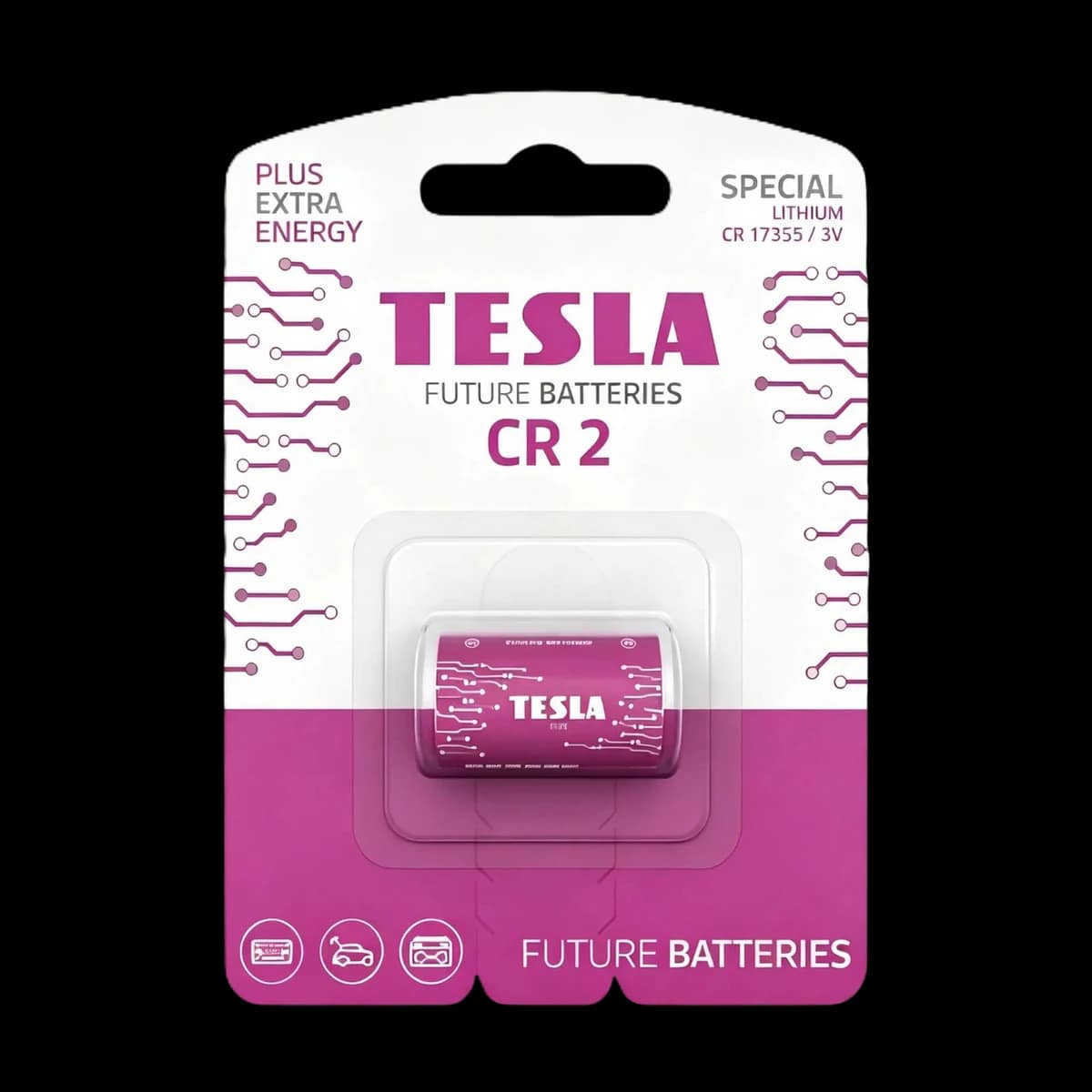 Baterie litiu Tesla Photo CR2 (CR17355 / 3V), 1 buc.
