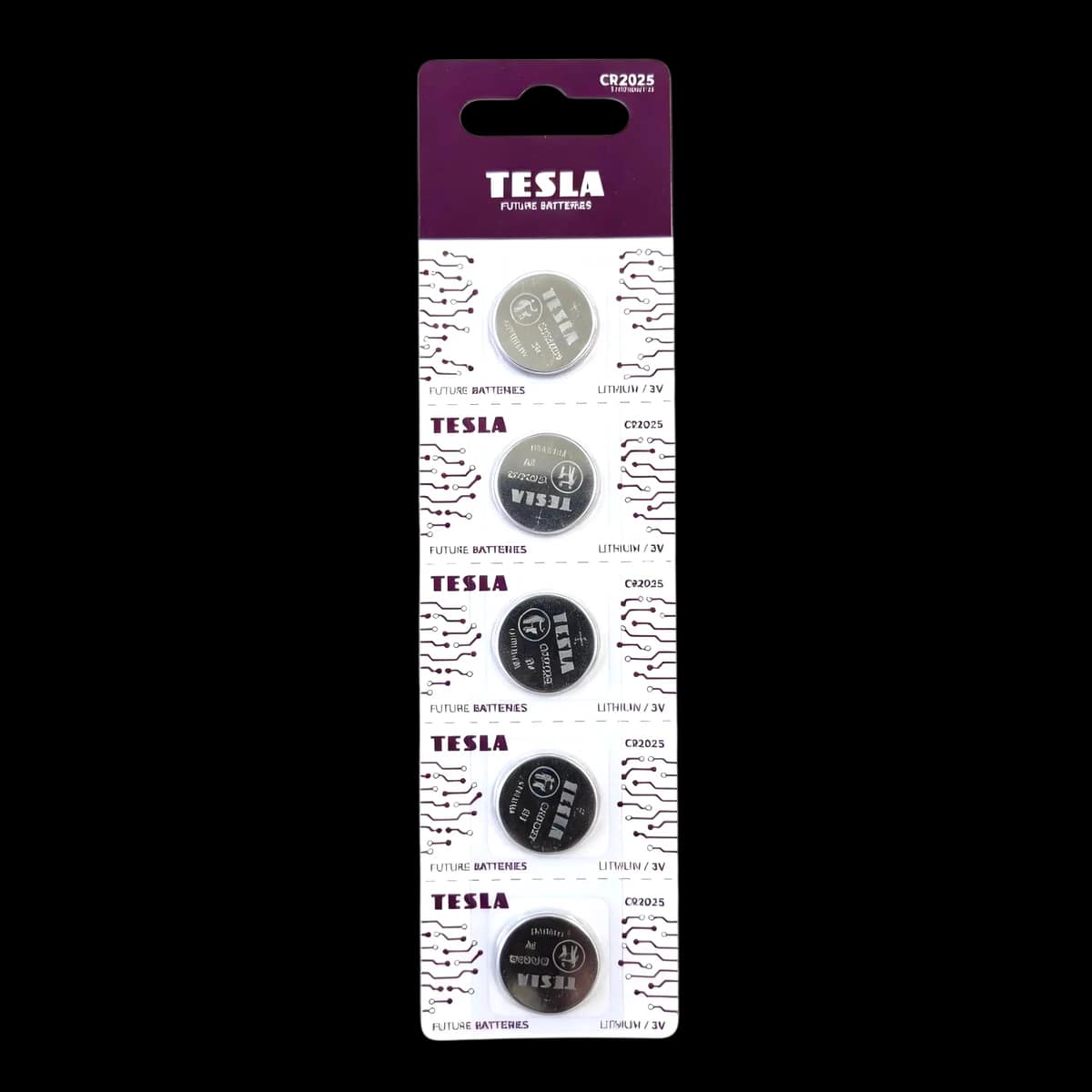 Baterie litiu de tip pastilă Tesla CR2025 (3V), 1 buc.