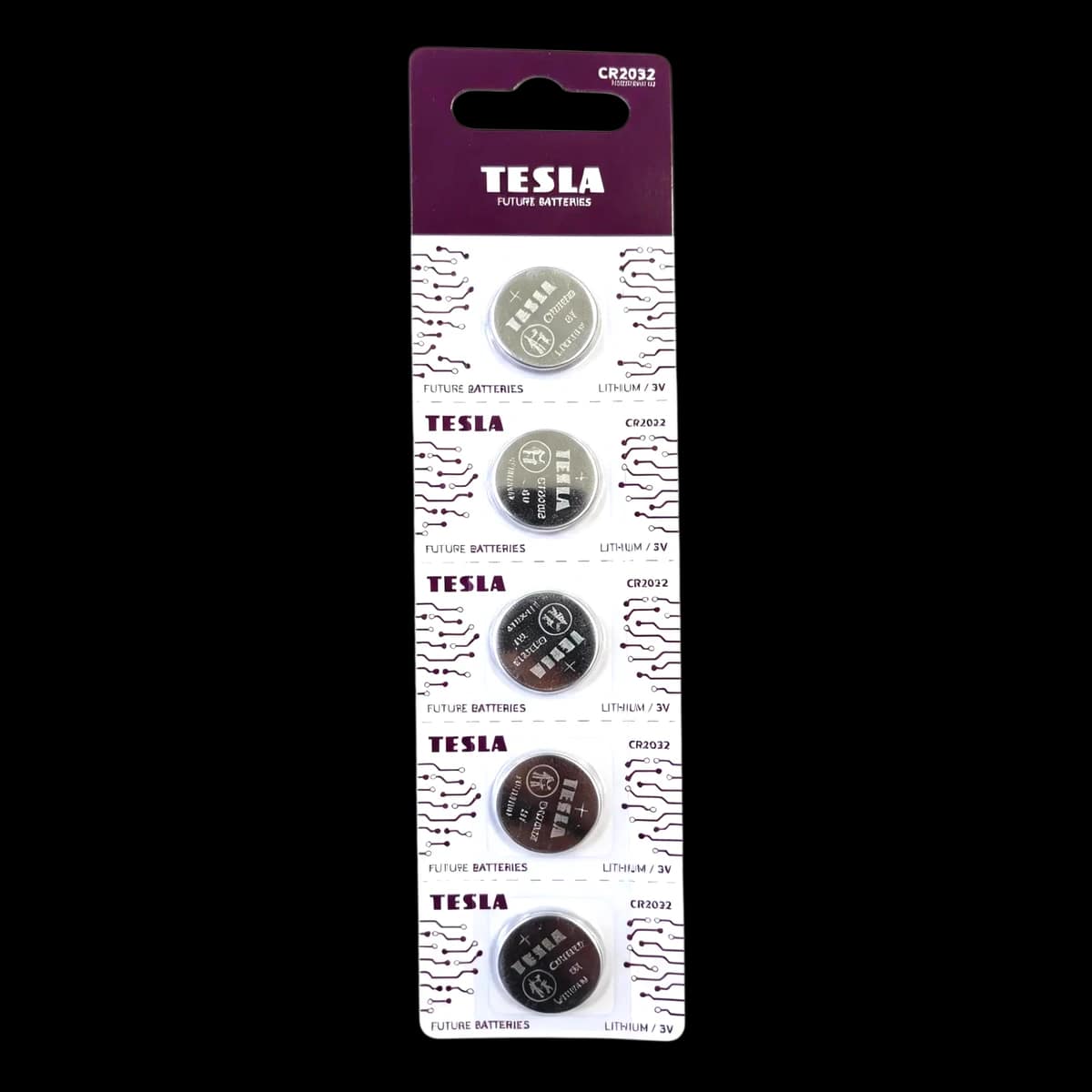 Baterie litiu de tip pastilă Tesla CR2032 (DL2032 / 3V), 1 buc.