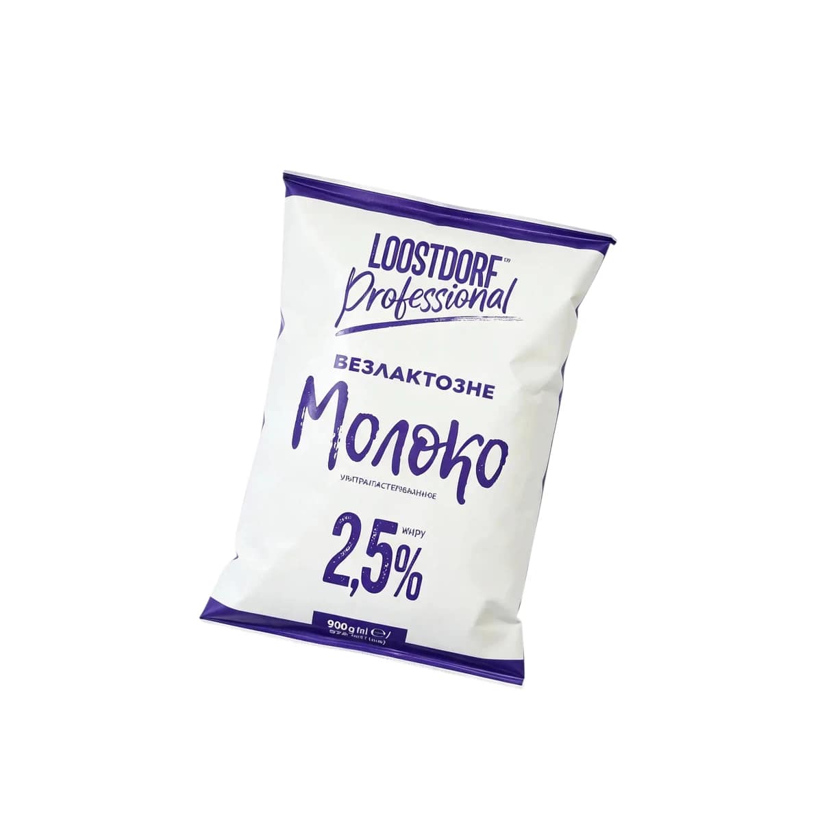 Loostdorf Professional Ultra-Pasteurized (UHT) Lactose-Free Cow's Milk 2.5% fat, 900 g / 874 ml