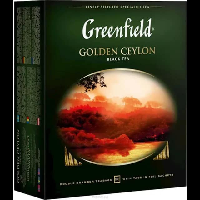 Greenfield Golden Ceylon tea, 100 sachets