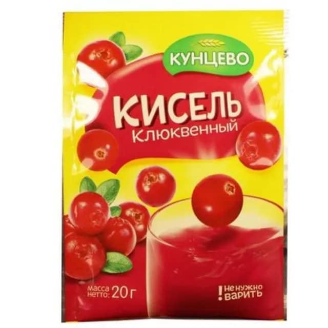 Kuntsevo Instant Kissel Cranberry, 20 g