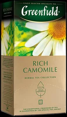 Greenfield Rich Camomile tea, 25 sachets