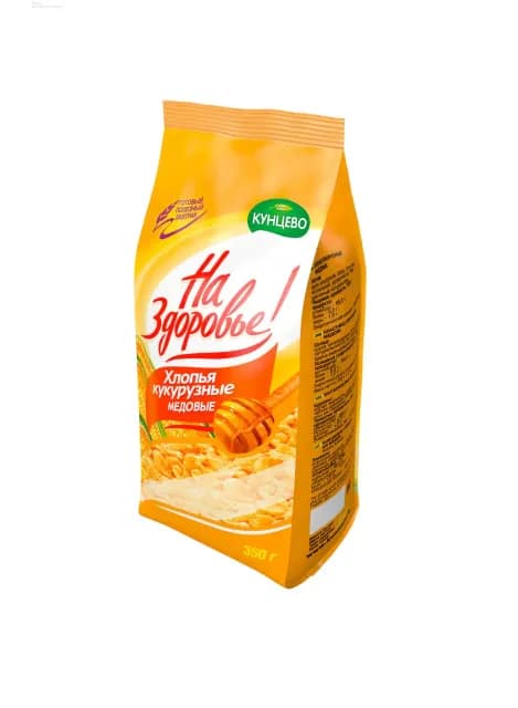 Na Zdorovie Honey Corn Flakes 350g