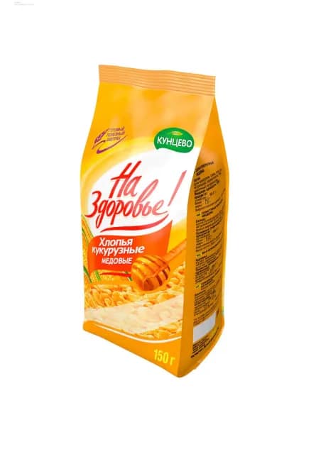 Na Zdorovie Honey Corn Flakes 150g
