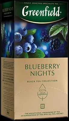 Greenfield Blueberry Nights tea, 25 sachets