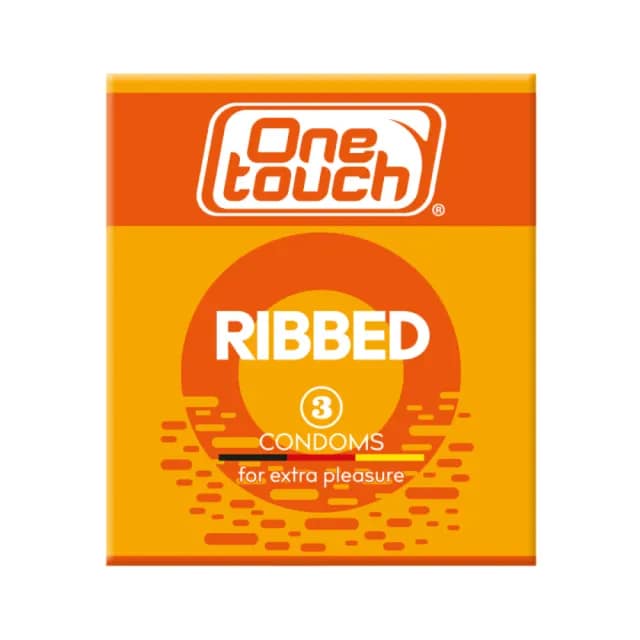 One Touch Ribbed Condoms 3 pcs.