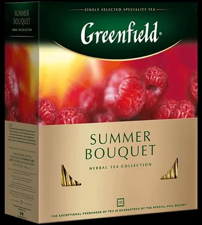 Greenfield Summer Bouquet tea, 100 sachets