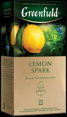 Greenfield Lemon Spark tea, 25 sachets