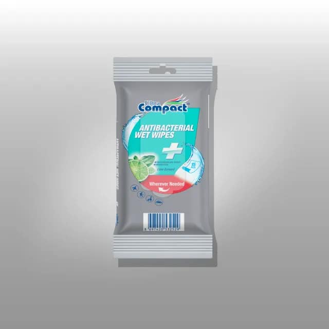 Wet Wipes Antibacterial 15 pcs. Ultra Compact